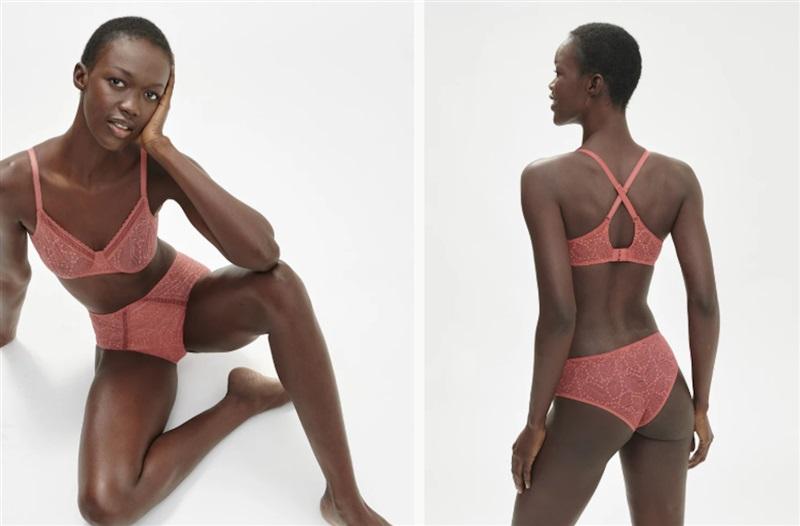 NWT Simone Perele 34E Comete Molded Full Cup 12S324 Orange 127199