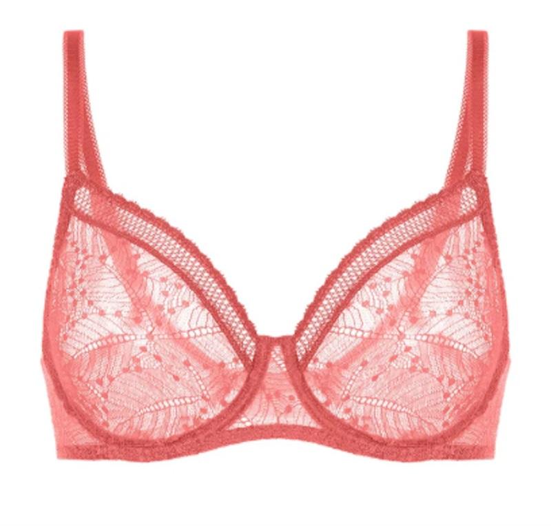 NWT Simone Perele 34E Comete Molded Full Cup 12S324 Orange 127199