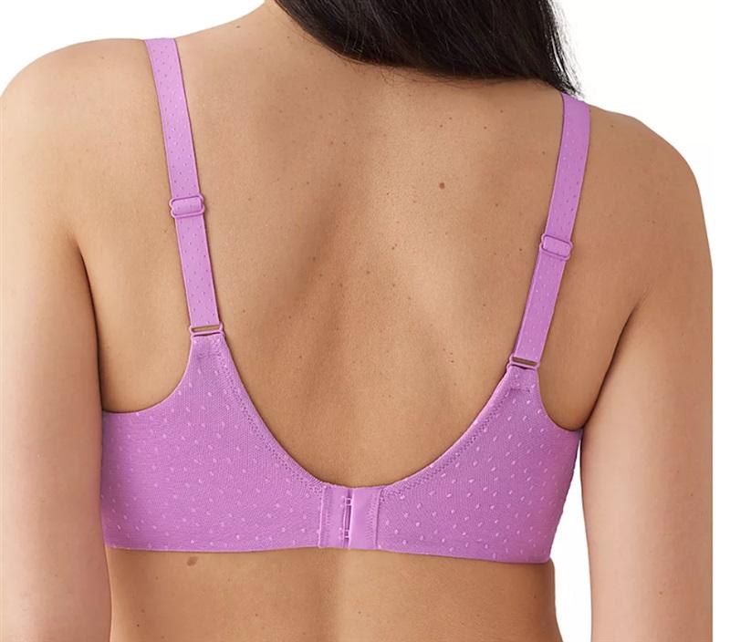 NWT Wacoal 34D Back Appeal Minimizer Bra 857303 Purple 127205