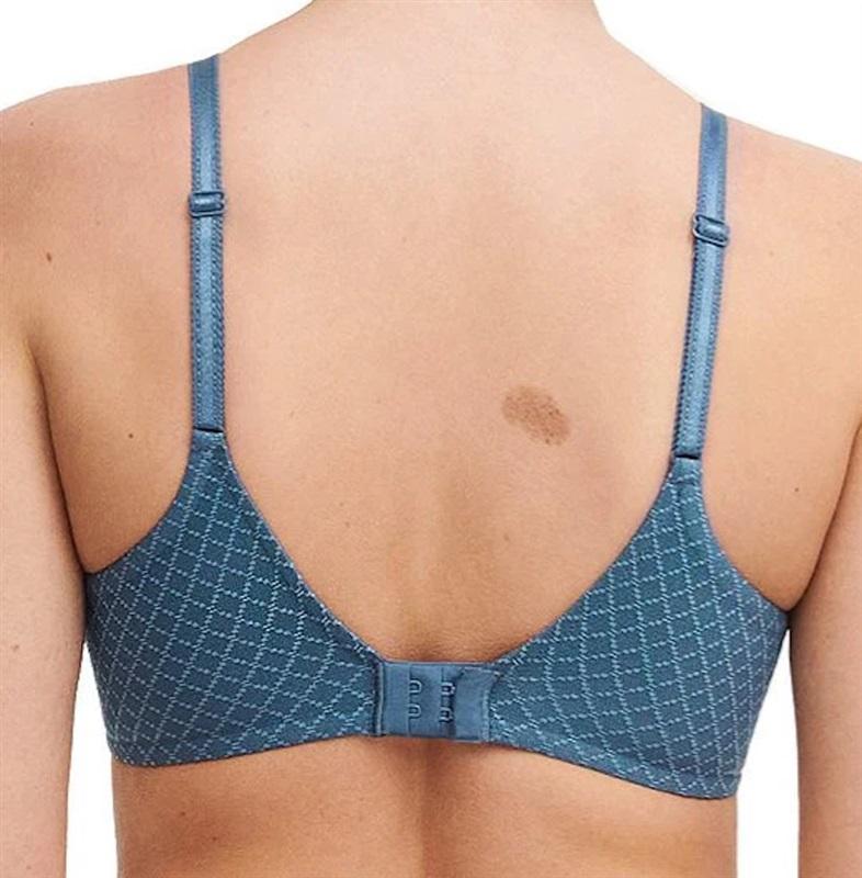NWT Chantelle 34DDD Norah Chic T-Shirt Bra 16M6 LT Blue 127214