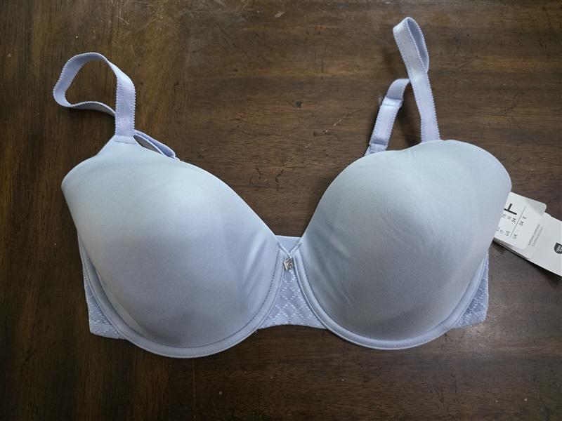 NWT Chantelle 34DDD Norah Chic T-Shirt Bra 16M6 LT Blue 127214