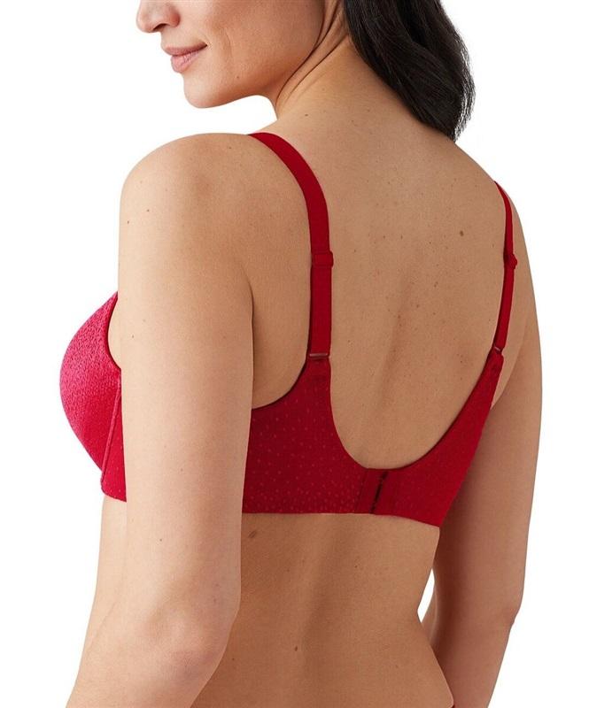 NWT Wacoal 34DD Back Appeal Underwire Bra 855303 Red 127220