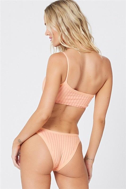NWT L*Space Bougainvillea 1 Shoulder Top M Foley Bottom S Bikini Set 127241
