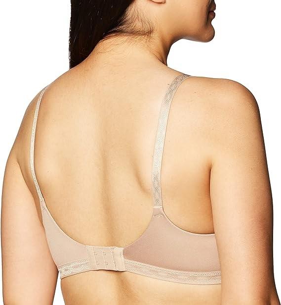 NWOT Warners Bra 36C Cloud 9 Full-Coverage Wire-Free Contour 1269 Beige 127294