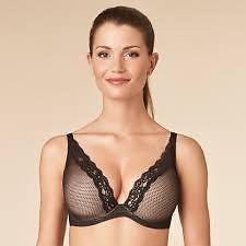 NWOT Passionata Chantelle 30DDDD Brooklyn Lace Plunge T-Shirt Bra 5701 127303