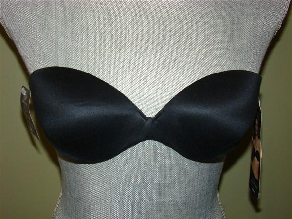 NWOT Maidenform 38C Comfort Devotion Custom Lift Strapless Bra 9417 Black 127311