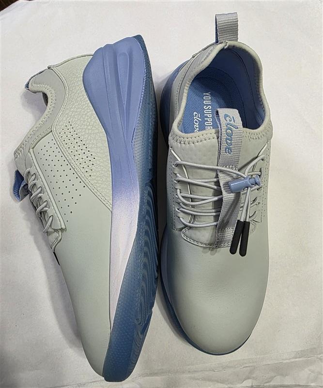 PO Clove Men 11.5 Classic Gray Matter Nursing Tennis Shoes Blue Gray 127363