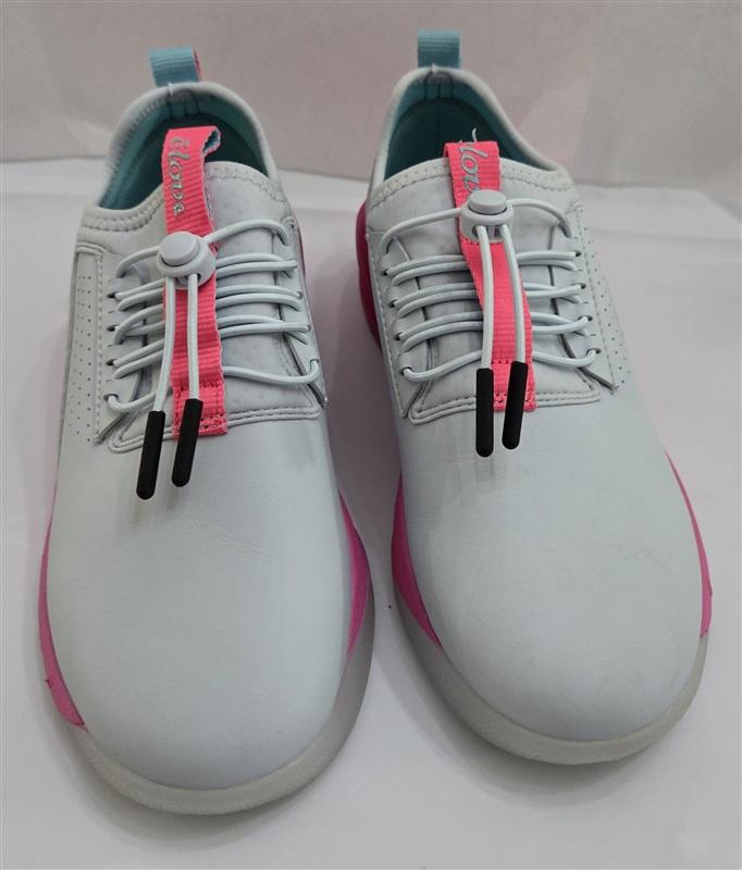 PO Clove 8 Classic Electron Rose Pink Gray Nursing Tennis Shoes 127374
