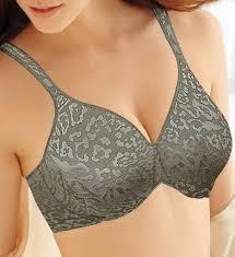 NWOT Bali 38C Live It Up Underwire Full Coverage Bra 3353 Gray Cheetah 127423