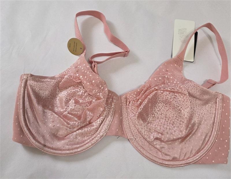 NWT Wacoal 34DD Back Appeal Underwire Bra 855303 Pink 127439