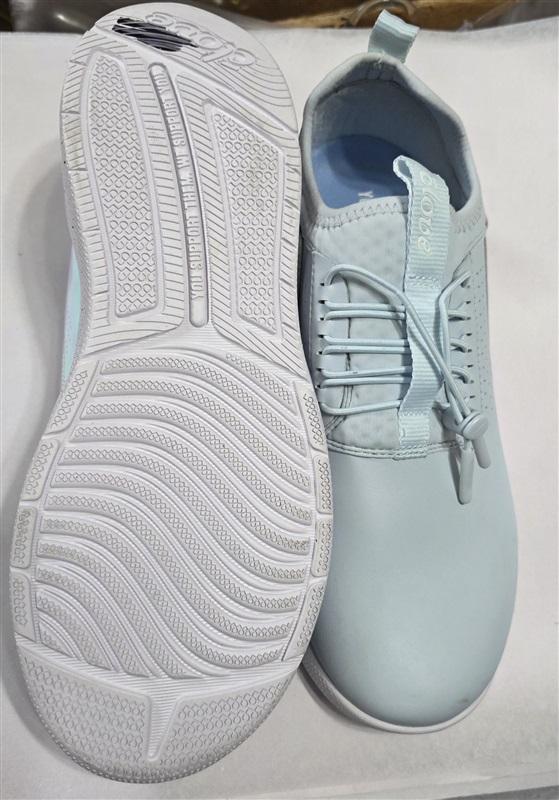 PO Clove 7.5 Classic Blue Holographic Limited Ed Nursing Tennis Shoes 127447