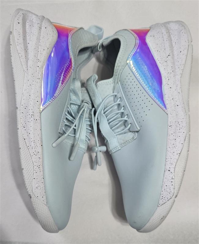 PO Clove 7.5 Classic Blue Holographic Limited Ed Nursing Tennis Shoes 127447