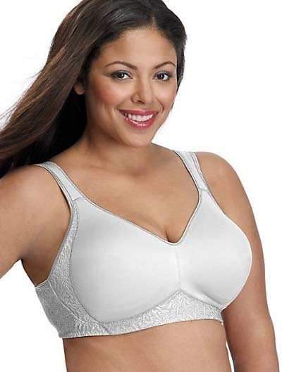 NWOT Playtex 40DD Seamless Smoothing Wirefree Bra 4049 White 127494