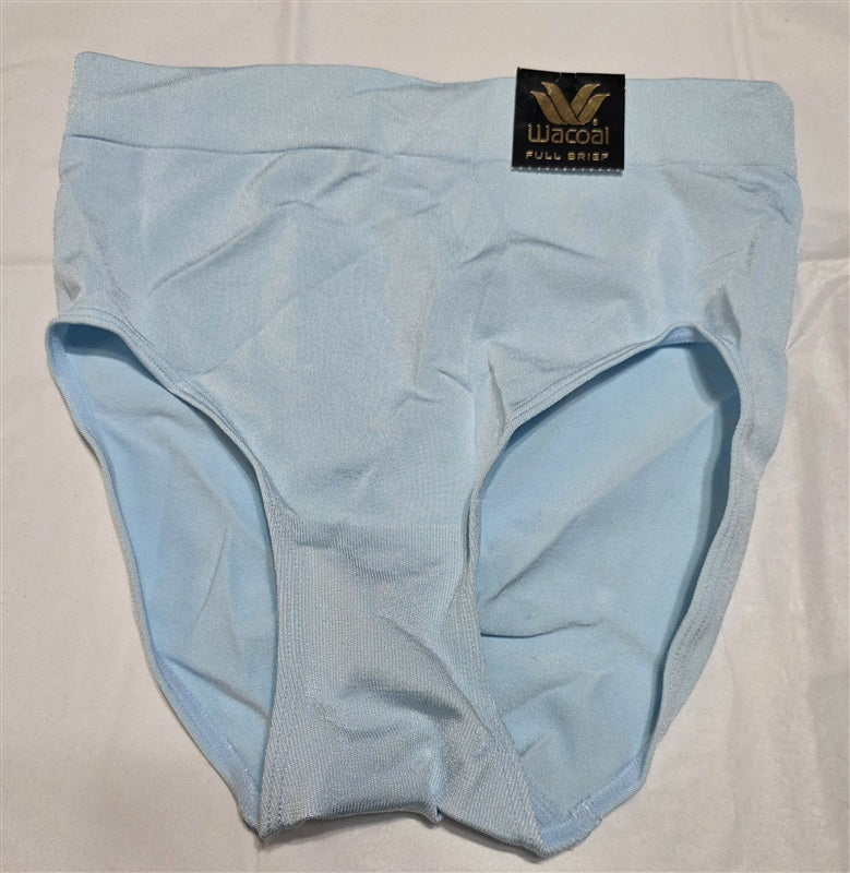 NWT Wacoal SM B Smooth Full Brief Panty 838175 Blue 127498