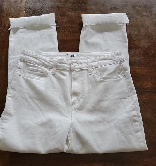 NWOTD Paige 29 Cindy Crop High Waist Ankle Straight Leg Jeans 127506