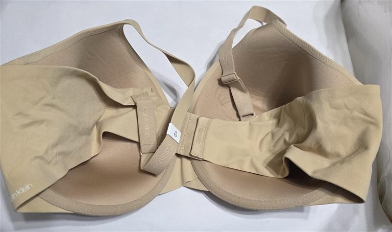 NWT Calvin Klein 44D Perfect Fit Light Lined Full Cover Bra QF5383 Beige 127516