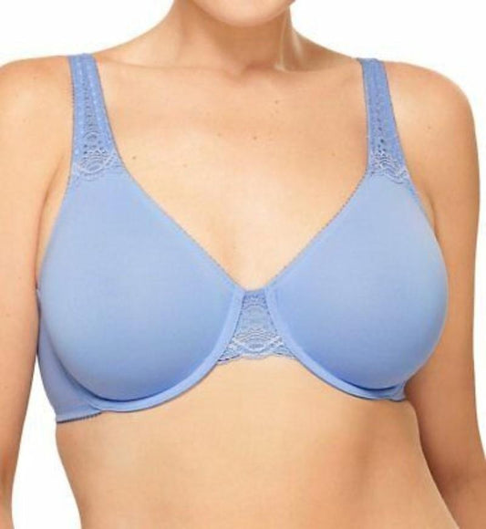 NWT Wacoal 32D Soft Embrace Underwire Bra 851211 Blue 127520