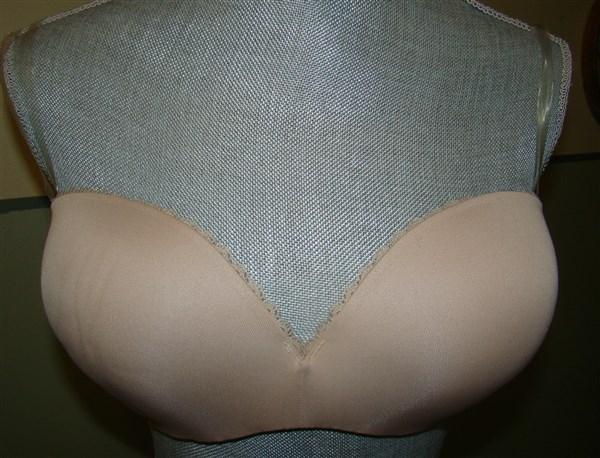 NWOT Lily Of France 34C Gel Touch Strapless Bra 2111121 Beige 127539