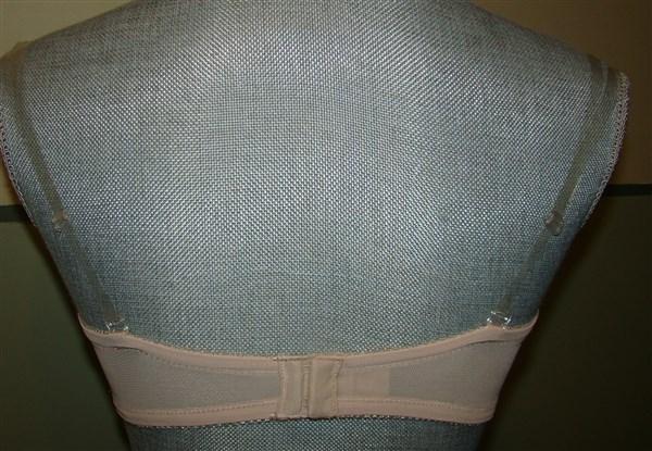 NWOT Lily Of France 34C Gel Touch Strapless Bra 2111121 Beige 127539