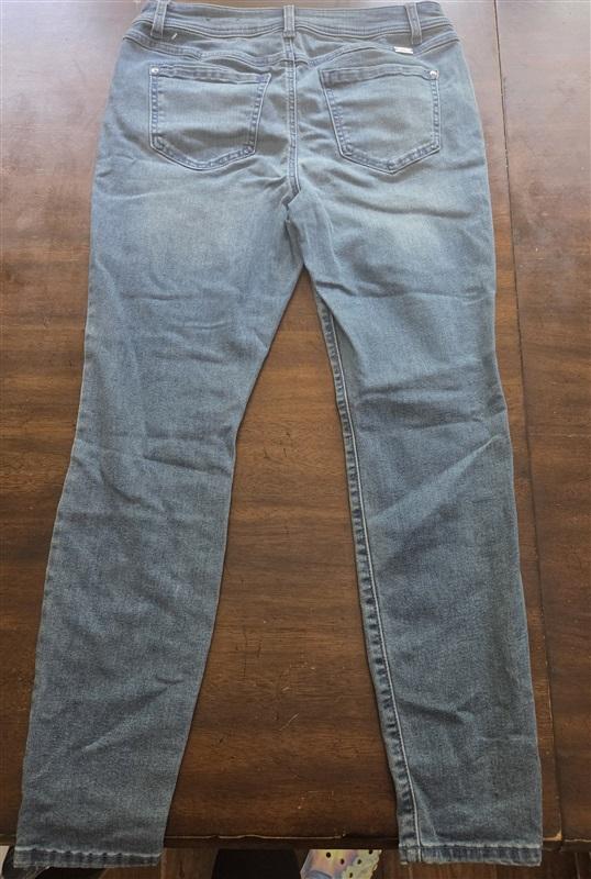 NWOT INC 10 Rhinestone Skinny Leg Regular Fit Jeans 127561