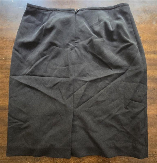 NWT Le Suit 10P Pencil Work Skirt Petite Navy Blue127563