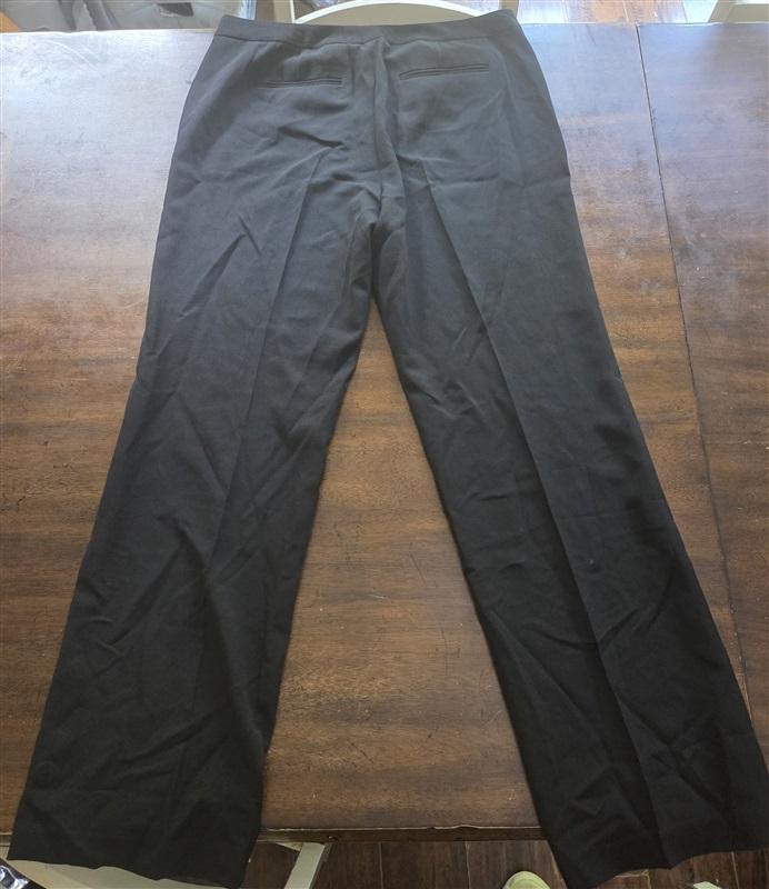 NWOT Kasper 10 Stretch Black Dress Pants Trousers 127578