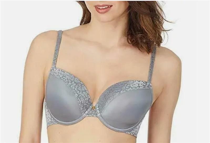 NWT Le Mystere 34H Safari Plunge T-Shirt Bra 9978 Marble Print 127615
