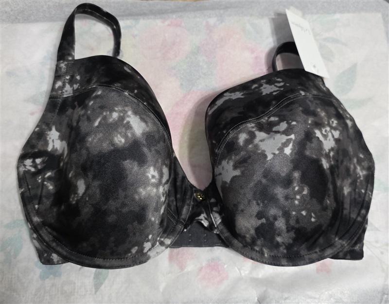 NWT Le Mystere 34H Safari Plunge T-Shirt Bra 9978 Marble Print 127615