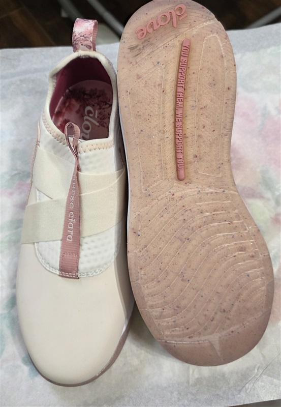NWOTD Clove 9 Classic Nurse Clara Nursing Tennis Slip Resistant Shoes Pink 127629