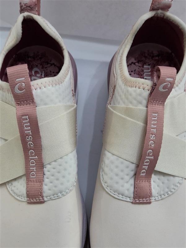 NWOTD Clove 9 Classic Nurse Clara Nursing Tennis Slip Resistant Shoes Pink 127629