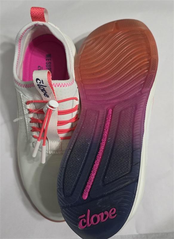 NWOT Clove 6.5 Classic Gradient Pink Nursing Tennis Slip Resistant Shoes 127648