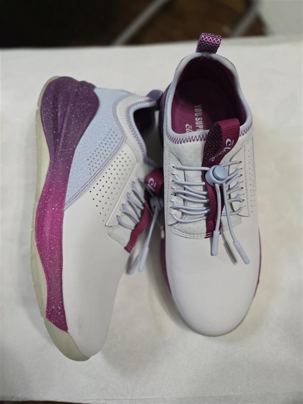 NWOT Clove 6.5 Classic Plum Amethyst Nursing Tennis Slip Resistant Shoes 127671