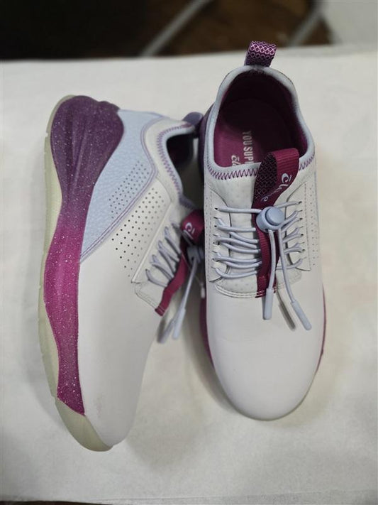 NWOT Clove 6.5 Classic Plum Amethyst Nursing Tennis Slip Resistant Shoes 127671