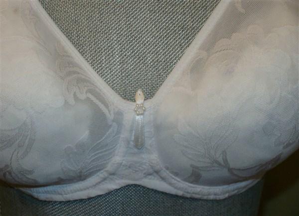 NWOT Lunaire 48DD Versailles Seamless Jacquard Underwire Bra 13211 White 127682