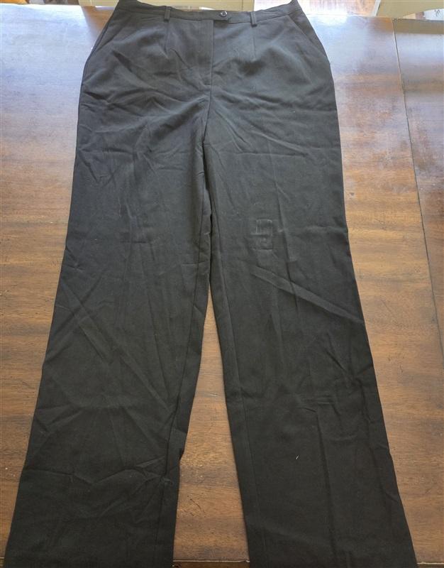 NWT INC 10 High Rise Side Zip Black Pants 127705