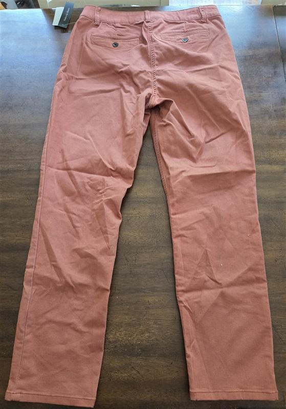 NWT Violets & Roses 10 30 Slim Straight Trouser Pants Harvest Rose 127713