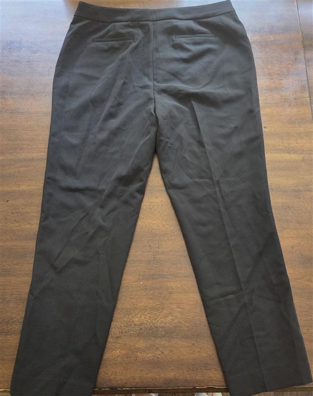 NWT Bar III 12 Black Tuxedo Stripe Work Trouser Pants 127715