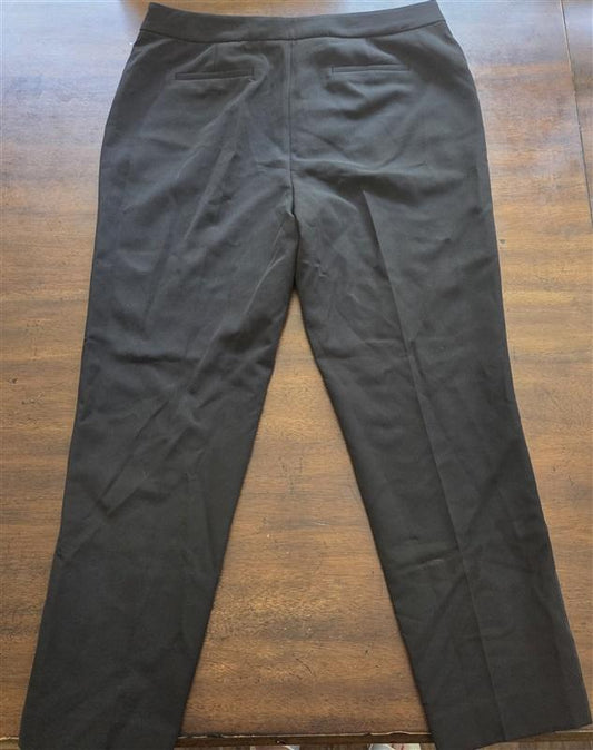NWT Bar III 12 Black Tuxedo Stripe Work Trouser Pants 127715