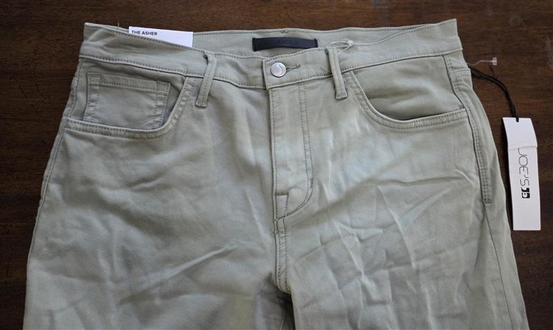 NWT Joe's 30 The Asher Slim Fit French Terry Jeans Sage Green 127728