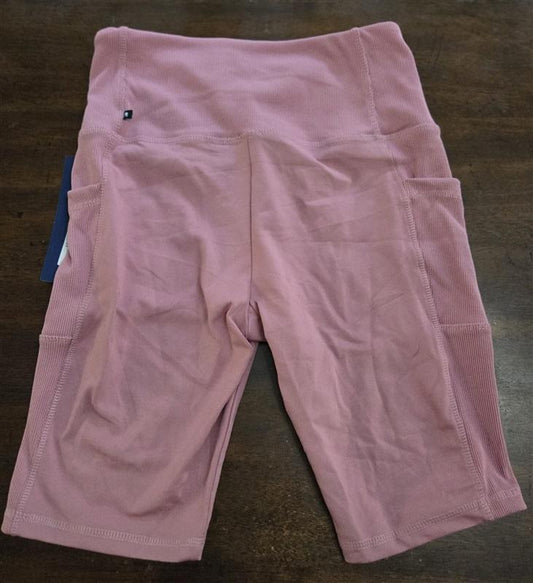 NWT Marika M Shorts 9" Rose Pink Cell Phone Pockets 127729