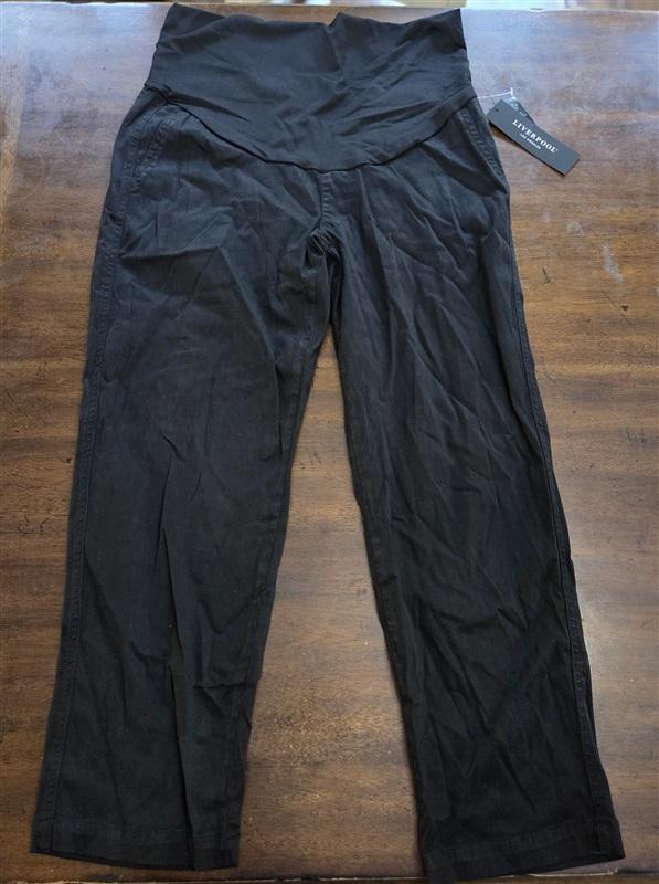 NWT Liverpool LG the Trouser Maternity Pants Black 127732