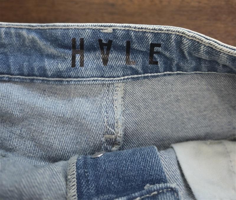 NWT Hale 30 Tomi Asymmetrical A-Line Denim Jean Skirt 127733