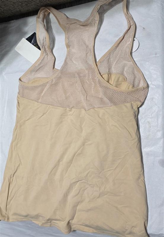 NWT Wacoal MD Cooling Racerback Smoothing Camisole Tank Top 815378 Beige 127735