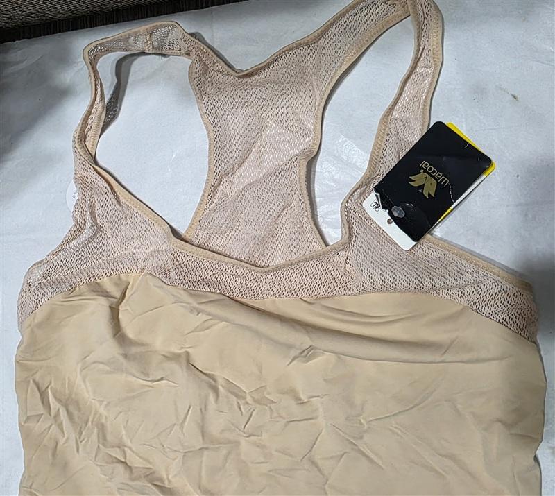 NWT Wacoal MD Cooling Racerback Smoothing Camisole Tank Top 815378 Beige 127735
