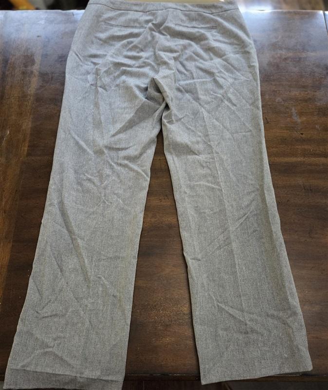 NWOT Kasper 16 Gray Dress Pants Trousers 127759