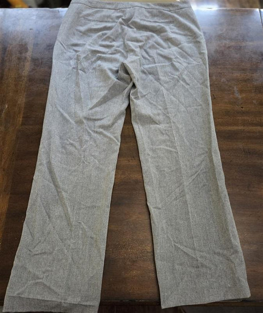 NWOT Kasper 16 Gray Dress Pants Trousers 127759