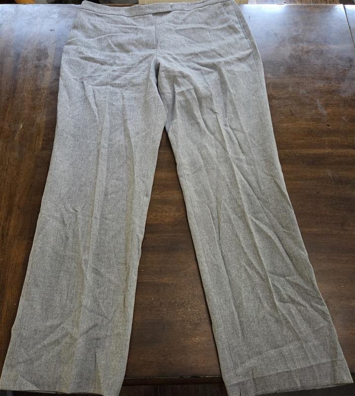 NWOT Kasper 16 Gray Dress Pants Trousers 127759