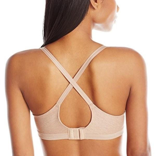 NWOT Warners 36D Play it Cool Wirefree Contour Bra + Lift RN3281A Beige 127769