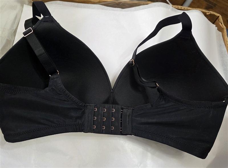 NWT Le Mystere 36DDD Sheer Seduction Wireless Bra 5325 Black 127781