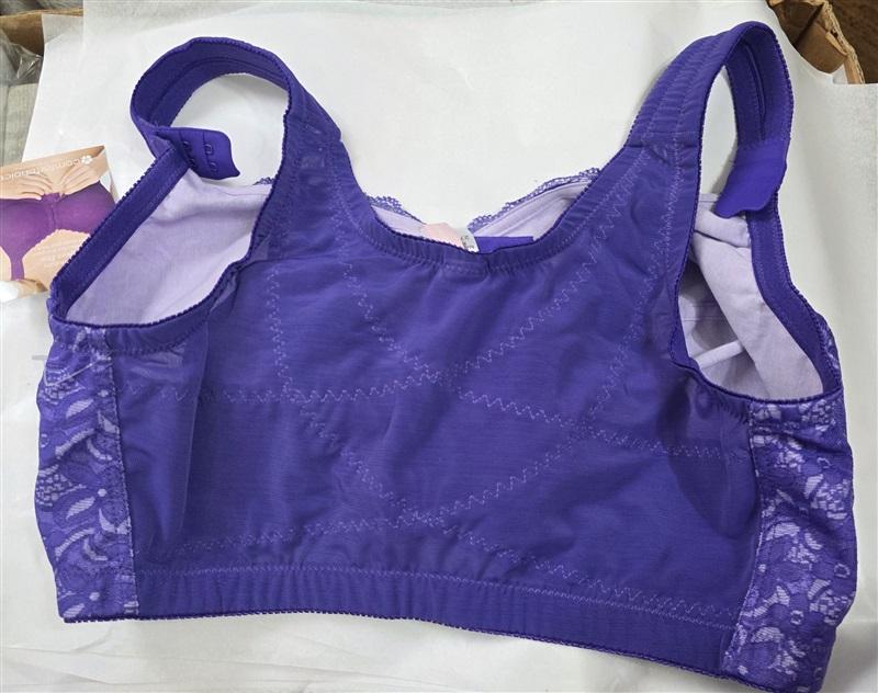 NWT Comfort Choice 40G Posture Support Soft Cup Bra Purple 127812
